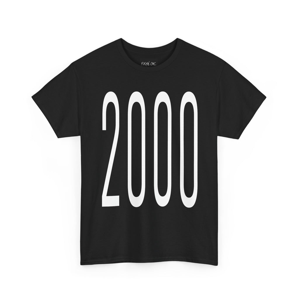“2000” - Black T-Shirt “ROOTS”