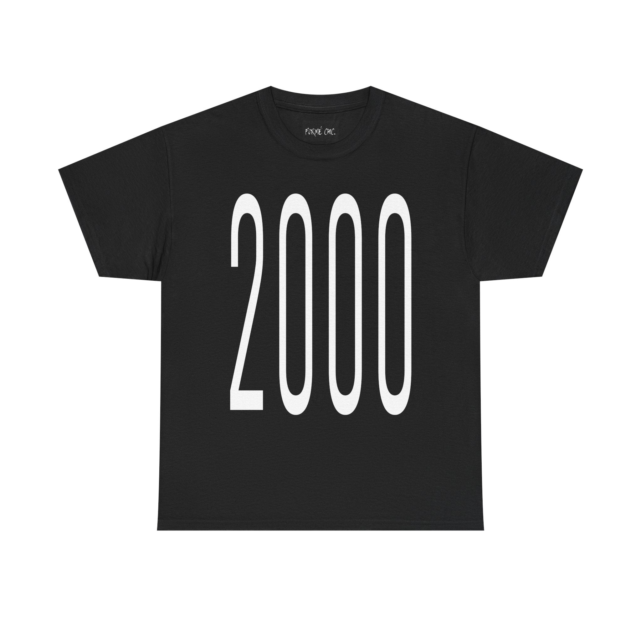 “2000” - Black T-Shirt “ROOTS”