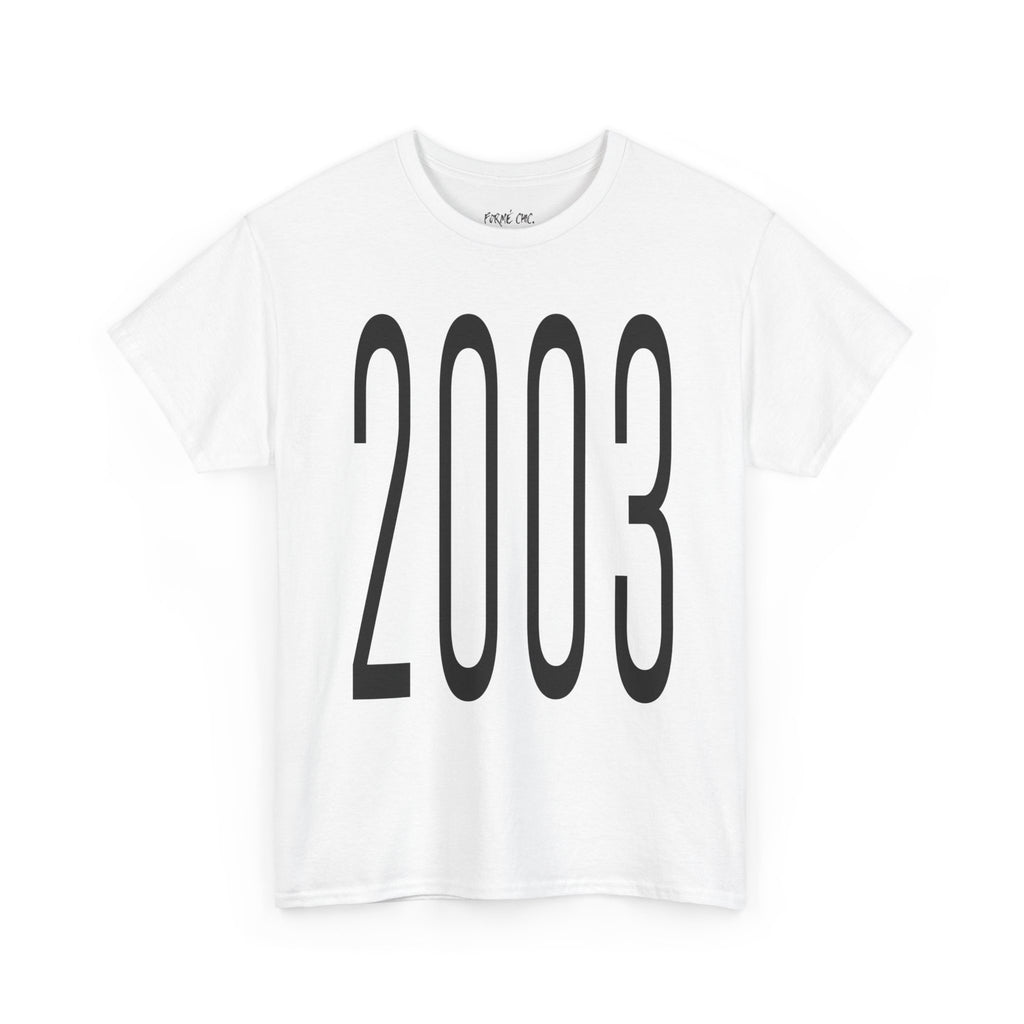 “2003” - White T-shirt “ROOTS”