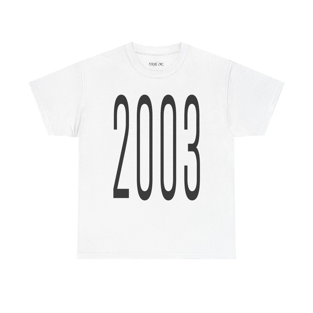 “2003” - White T-shirt “ROOTS”