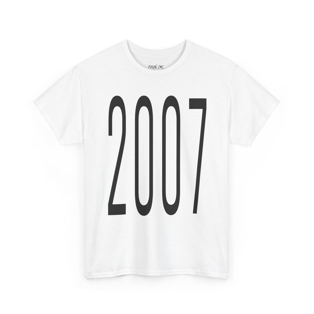“2007” - White T-shirt “ROOTS”